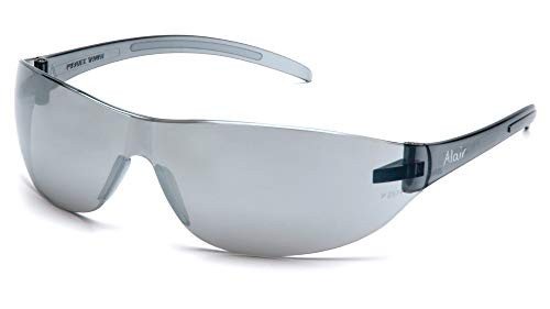Pyramex Alair Safety Eyewear Silver Mirror Lens With Silver Mirror Frame
