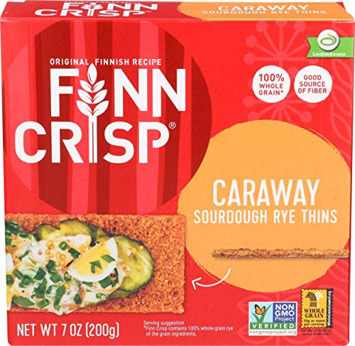 FINN CRISPS Dark Caraway Crispbread 7 OZ