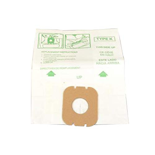 Replacement for Hoover Type K Envirocare Canister Vacuum Cleaner 3 Paper Bags  4010028 110SW