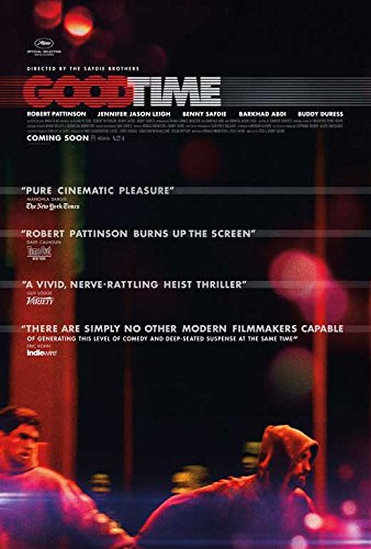 Pop Culture Graphics Good Time Movie Poster 11 x 17 Robert Pattinson Benny Safdie B Made in The U.S.A.
