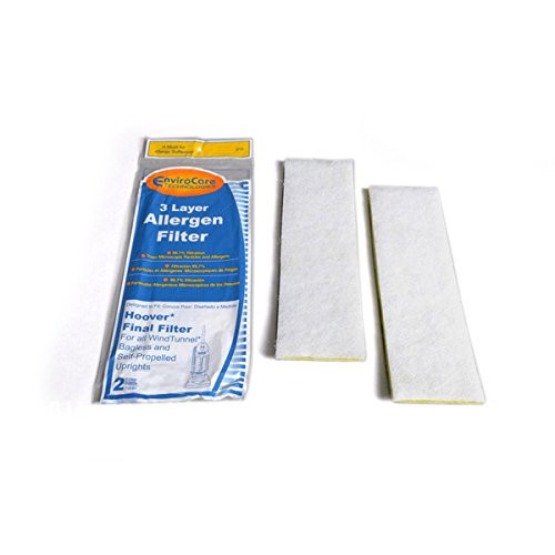Hoover WindTunnel Self Propelled 3 Layer Final Vacuum Filters Bagless Upright Widepath Empower Foldaway PowerMax Vacuum Cleaners 40110006 38766021 38766-021 H-38766021 915