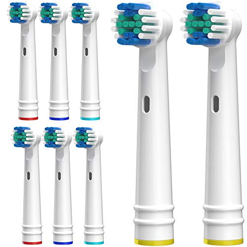 Replacement Toothbrush Heads Compatible with Oral B Braun Electric Toothbrush Heads? 8Pack