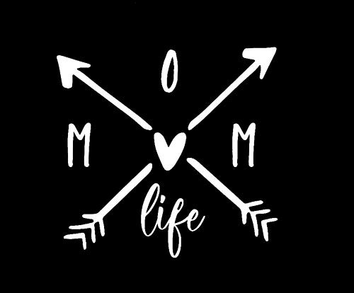Makarios LLC Mom Life Arrows Heart MKR Decal Vinyl Sticker Cars Trucks Vans Walls LaptopWhite5.5 x 5.2 inMKR1624 Makarios LLC Mom Life Arrows Heart MKR Decal Vinyl Sticker Cars Trucks Vans Walls LaptopWhite5.5 x 5.2 inMKR1624