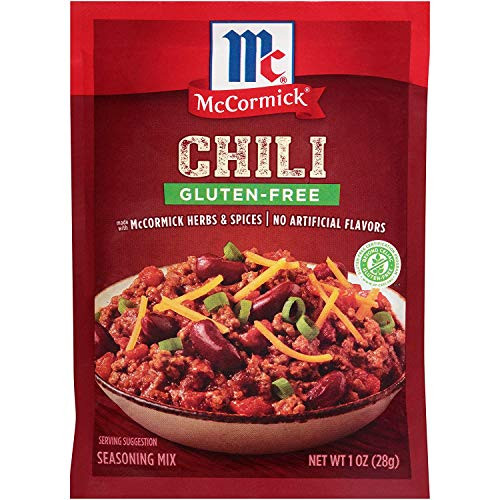 McCormick GLUTEN-FREE Chili Seasoning Mix 1oz -3 pack- McCormick GLUTEN-FREE Chili Seasoning Mix 1oz -3 pack-