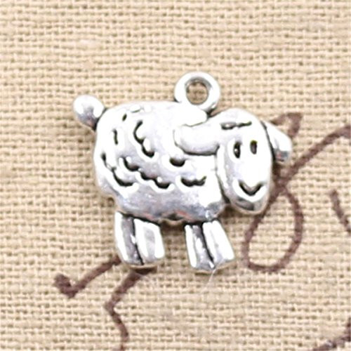 20pcs Charms Sheep Lamb 18x16mm Antique Making Vintage Tibetan Silver Zinc Alloy Pendant