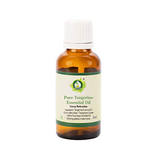 R V Essential Pure Tangerine Essential Oil 15ml -0.507oz-- Citrus Reticulata -100 percent Pure and Natural Therapeutic Grade- R V Essential Pure Tangerine Essential Oil 15ml -0.507oz-- Citrus Reticulata -100 percent Pure and Natural Therapeutic Grade-