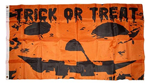 Trade Winds 3x5 Happy Halloween Trick or Treat Pumpkin Jack o Lantern Flag 3'x5' Grommets Premium Fade Resistant Trade Winds 3x5 Happy Halloween Trick or Treat Pumpkin Jack o Lantern Flag 3'x5' Grommets Premium Fade Resistant