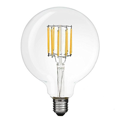10W G40 Led Bulb LuxVista Globular Shape Edison Filament Bulb Medium Screw E26/ E27 Base for Patio String Lights Soft Warm White 2700K 100W Incandescent Replacement Bulb