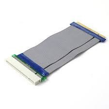 PCI-Express PCI-E 16X Slot Riser Card Ribbon Extender Extension 20cm Flex Cable