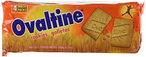 Ovaltine Biscuits, 150-Gram Packages - Pack of 6 (120 Biscuits)