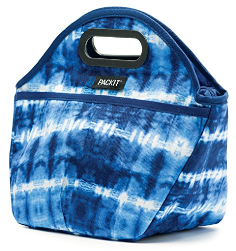 PackIt Freezable Traveler Lunch Bag, Tie Dye