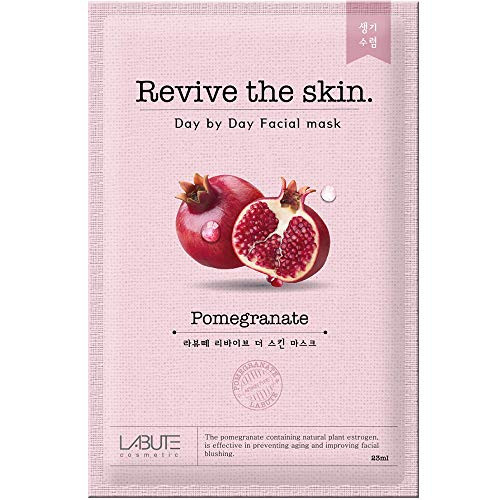 LABUTE Revive The Skin Mask Sheet -Pomegranate mask sheet -10EA-- LABUTE Revive The Skin Mask Sheet -Pomegranate mask sheet -10EA--
