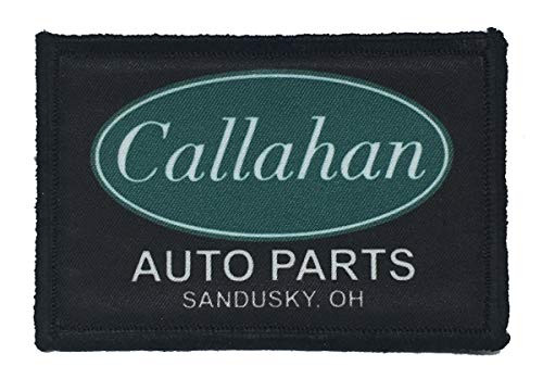 Callahan Auto Parts Tommy Boy Morale Patch Funny Tactical Military. 2x3" Hook and Loop Made in The USA