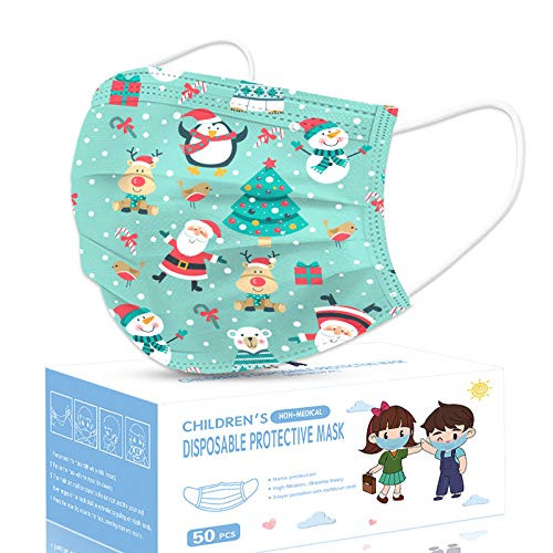 Christmas Kids Disposable Face Mask 50pcs 3 Layers Disposable for Children Protection Safety Face Masks Christmas Kids Disposable Face Mask 50pcs 3 Layers Disposable for Children Protection Safety Face Masks