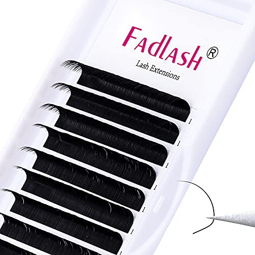 Eyelash Extension LD Curl Lash Extensions Classic Mixed Tray 8-14mm 0.15 Thickness Individual Lashes Silk Eyelash Extensions -0.15-LD 8-14mm-