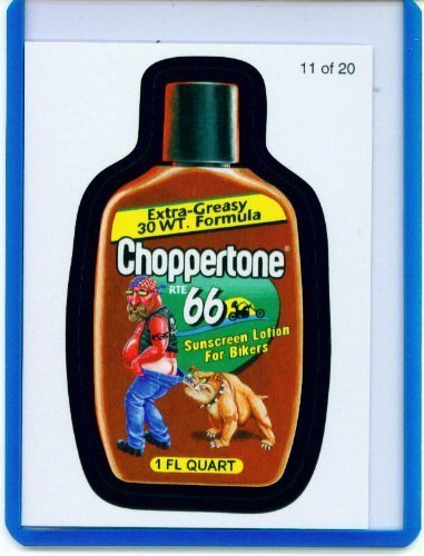 Wacky Packages Series 7 Choppertone Wack-O-Mercials Sticker