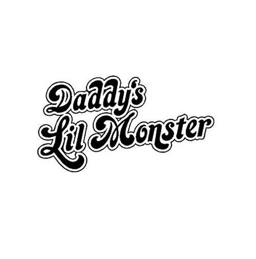 Daddy's Lil Monster decal 3"x6" ~ Car Sticker Wall Decal Home Decor