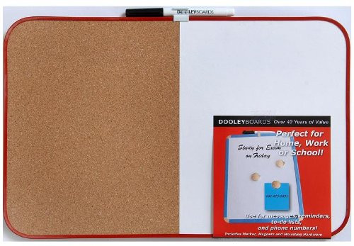 Dooley Vinyl Framed Combo Board, 11 x 17 Inch, 1 Board (1117CO/MBV)