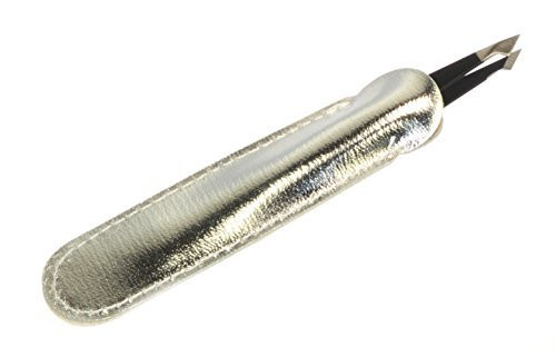 Trim Slant-point Tweezers with Case. 1 Pc.