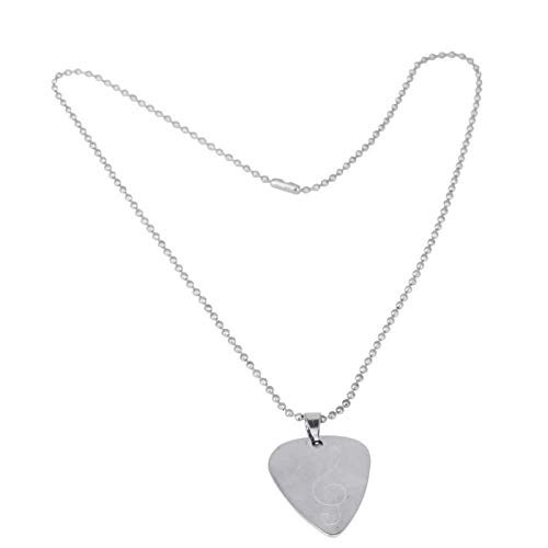 Germerse Guitar Pick Necklace Metal Material Detachable Thick and Solid Special Graven Patterns Guitar Pick Chain Portable to Use Antirust for Guitar Bass-E- Germerse Guitar Pick Necklace Metal Material Detachable Thick and Solid Special Graven Patterns Guitar Pick Chain Portable to Use Antirust for Guitar Bass-E-