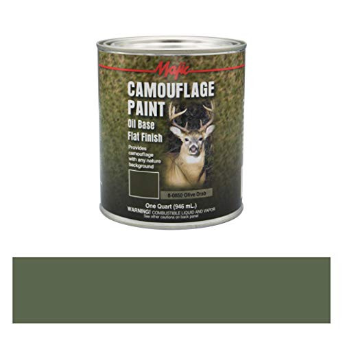 Majic Paints 8-0850-2 Camouflage Paint, 1-Quart, Olive Drab