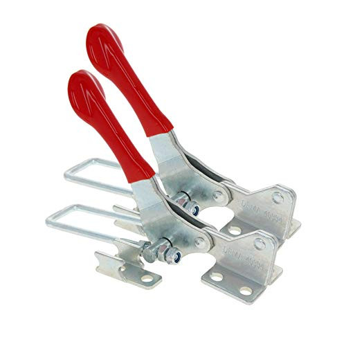 Utoolmart Toggle Latch Clamp 100Kg 220lbs Capacity Pull Action Adjustable Latch DEMA-40324 2 Pcs