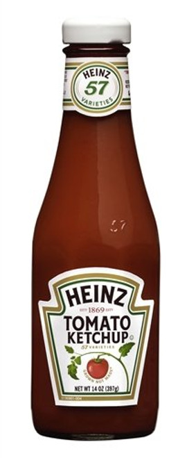 Heinz Ketchup - Glass - 14 oz. Heinz Ketchup - Glass - 14 oz.
