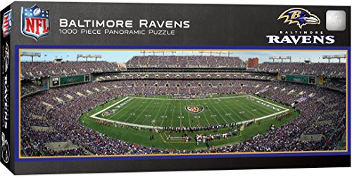 MasterPieces NFL Baltimore Ravens 1000 Piece Stadium Panoramic Jigsaw Puzzle