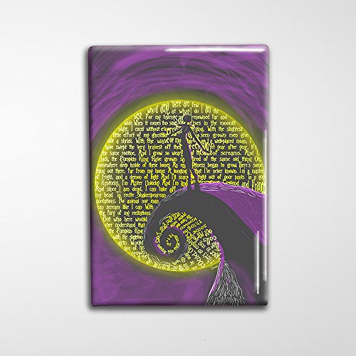Jack Skellington Nightmare Before Christmas Decorative Art Magnet - 2x3"