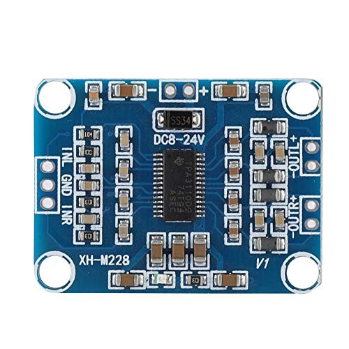 TPA3110 2X15W Digital Audio Stereo Amplifier Module2.0 Channel TPA High Power Ultra Thin Digital Power Amplifier Board Mini Binaural DC 8-18V TPA3110 2X15W Digital Audio Stereo Amplifier Module2.0 Channel TPA High Power Ultra Thin Digital Power Amplifier Board Mini Binaural DC 8-18V