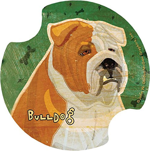 Thirstystone Bulldog Car Cup Holder Coaster, 2-Pack