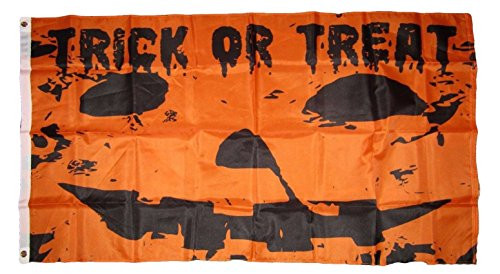 3x5 Happy Halloween Trick or Treat Pumpkin Jack o Lantern Flag 3'x5' Grommets Vivid Color and UV Fade Resistant Canvas Header and polyester material 3x5 Happy Halloween Trick or Treat Pumpkin Jack o Lantern Flag 3'x5' Grommets Vivid Color and UV Fade Resistant Canvas Header and polyester material