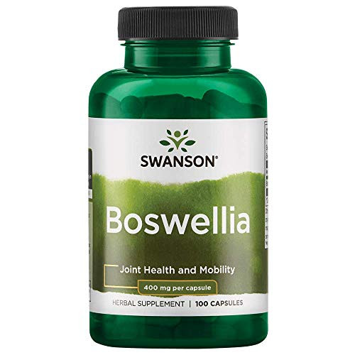 Swanson Boswellia Joint Flexibility Movement Support Ayurvedic Herb -boswellia serrata resin- 400 mg per Capsule 800 mg per Serving 100 Count Swanson Boswellia Joint Flexibility Movement Support Ayurvedic Herb -boswellia serrata resin- 400 mg per Capsule 800 mg per Serving 100 Count