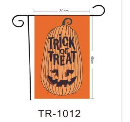 JiaUfmi Jack O Lantern Halloween Garden Flag Trick or Treat Garden Flag Vertical Double Sided 12 x 18 Inch Halloween Yard Decor