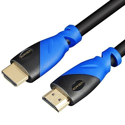 15 FT -4.5 M- High Speed HDMI Cable Male to Male with Ethernet Black -15 Feet-4.5 Meters- Supports 4K 30Hz 3D 1080p and Audio Return ED773878