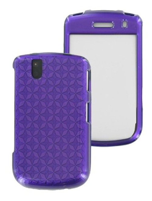Verizon OEM Snap-On Case for BlackBerry Bold 9650 Tour 9630 -Pattern Purple- -B