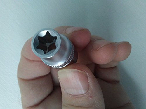 CarrTools E4 Female Torx Socket Tool -E-Torx- for External torx Fasteners 1-4 Drive