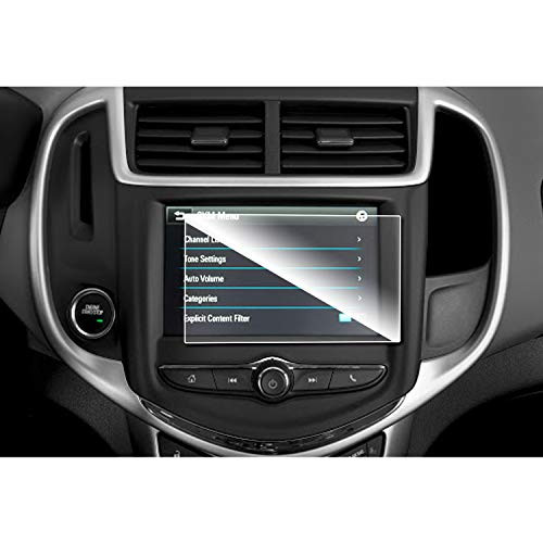 RUIYA Center Touch Control Screen Protector for 2018-2021 Trax Spark Sonic Cruze Malibu Equinox Traverse Mylink 7In Screen Car Navigation Tempered Glass 9H Hardness Anti-Explosion  and  Scratch HD Clear
