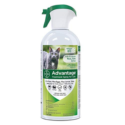 Advantage Flea and Tick Treatment Spray for Cats 8 oz Advantage Flea and Tick Treatment Spray for Cats 8 oz