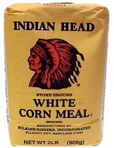 Indian Head White Corn Meal 2lb -Pack of 01-