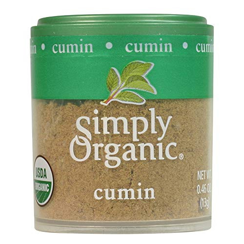 Simply Organic Ground Cumin Seed Certified Organic  0.46 oz  Pack of 2  Cuminum cyminum L.