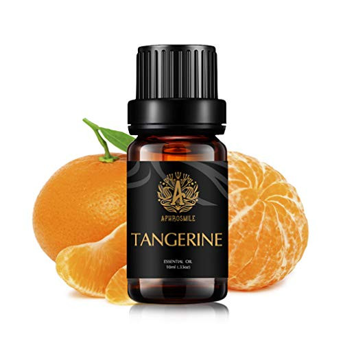 Aphrosmile Tangerine Essential Oil - 100 percent Pure Tangerine Oil Organic Therapeutic-Grade Aromatherapy Essential Oil 10mL-0.33oz Aphrosmile Tangerine Essential Oil - 100 percent Pure Tangerine Oil Organic Therapeutic-Grade Aromatherapy Essential Oil 10mL-0.33oz