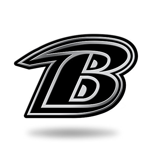NFL Rico Industries Chrome Finished Auto Emblem 3D Sticker Baltimore Ravens 3 x 3.5-inches NFL Rico Industries Chrome Finished Auto Emblem 3D Sticker Baltimore Ravens 3 x 3.5-inches