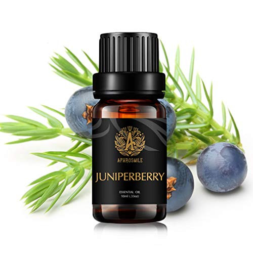 Aphrosmile Juniper Berry Essential Oil - 100 percent Pure Juniper Berry Oil Organic Therapeutic-Grade Aromatherapy Essential Oil 10mL-0.33oz Aphrosmile Juniper Berry Essential Oil - 100 percent Pure Juniper Berry Oil Organic Therapeutic-Grade Aromatherapy Essential Oil 10mL-0.33oz