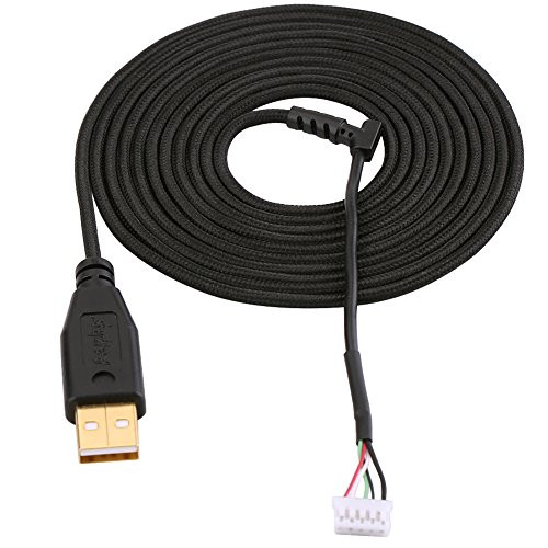 Richer-R 2.2 Meters USB Mouse Cable-Wire-Line Replacement Strong and Durable for Razer Naga 2014 Line 14