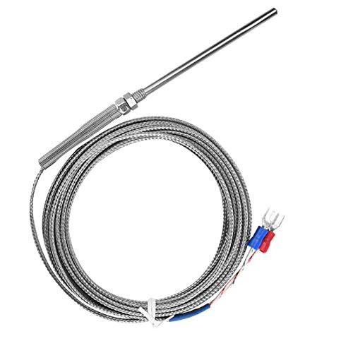 Thermocouple Type K Temperature Sensor Probe 50 mm for Temperature Measurement-4m-