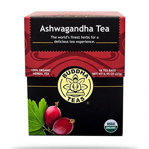Ashwagandha Root Tea - Organic Herbs - 18 Bleach Free Tea Bags