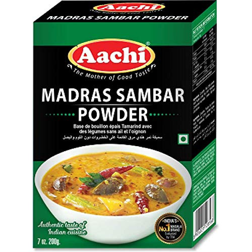 AACHI MADRAS SAMBAR POWDER - 200 GMS -7 OZ- AACHI MADRAS SAMBAR POWDER - 200 GMS -7 OZ-
