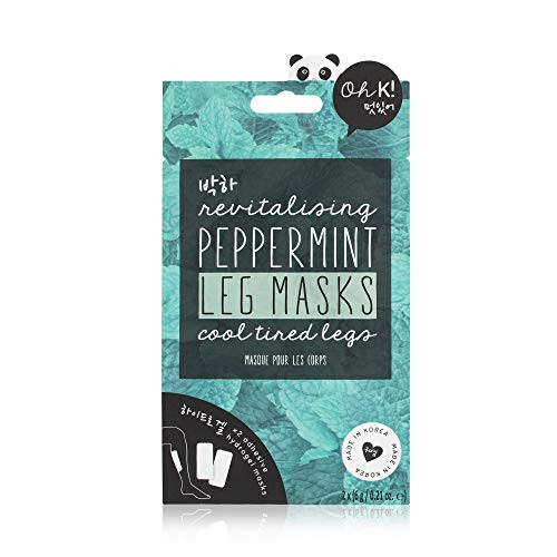 Oh K revitalizing Peppermint Leg Masks 1 pr