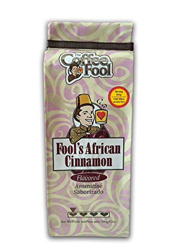 The Coffee Fool Drip Grind Coffee, Fool's African Cinnamon Strong, 12 Ounce
